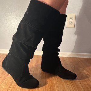 Knee High Suede Boots